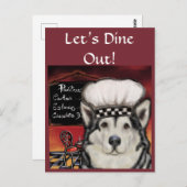 アラスカンマラムテ ポストカード (正面/裏面)