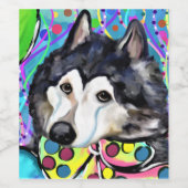 アラスカンマラムテ ワインラベル (シングルラベル)