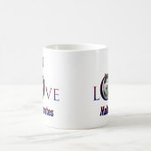アラスカンマラムテI Love コーヒーマグカップ (中央)
