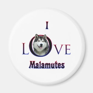 アラスカンマラムテI Love マグネット
