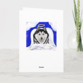 アラスカンマラムートのエンジェル カード (裏面)