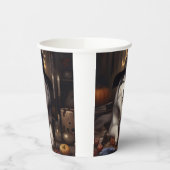 アラスカンマラムートカボンプキンハロウィンホラー 紙コップ (左)