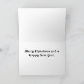 アラスカンマラムートクリスマスカード シーズンカード (内部)