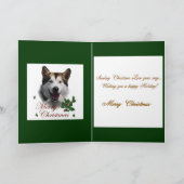 アラスカンマラムートクリスマスギフト シーズンカード (内部)