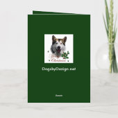 アラスカンマラムートクリスマスギフト シーズンカード (裏面)