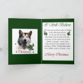 アラスカンマラムートクリスマスギフト シーズンカード (内部)