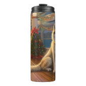 アラスカンマラムートクリスマスクルーズ:パワソムホリデー タンブラー (正面)