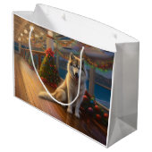 アラスカンマラムートクリスマスクルーズ：パワソムホリデー ラージペーパーバッグ (裏面アングル)