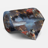 アラスカンマラムートクリスマスフェスティバルシーズン ネクタイ (ロール)