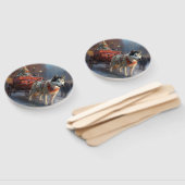 アラスカンマラムートクリスマスフェスティバルシーズン ハンドファン (組立なし)