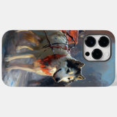 アラスカンマラムートクリスマスフェスティバルシーズン Case-Mate iPhoneケース (裏面 (横))