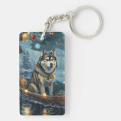 アラスカンマラムートクリスマスフェスティバル航海 キーホルダー (裏面)