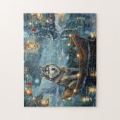 アラスカンマラムートクリスマスフェスティバル航海 ジグソーパズル (縦)