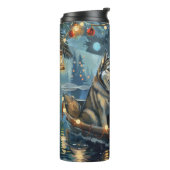 アラスカンマラムートクリスマスフェスティバル航海 タンブラー (回転左)