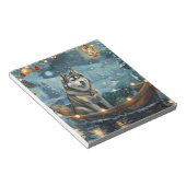 アラスカンマラムートクリスマスフェスティバル航海 ノートパッド (アングル)