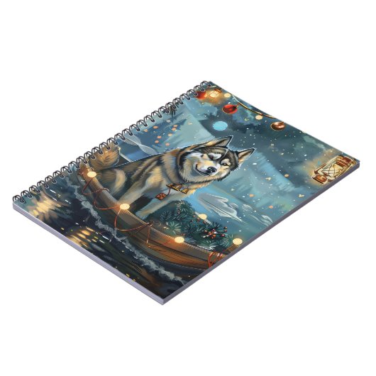 アラスカンマラムートクリスマスフェスティバル航海 ノートブック (左側)