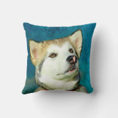 アラスカンマラムートドッグアート クッション (裏面)