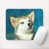 アラスカンマラムートドッグアート マウスパッド (マウス)