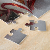 アラスカンマラムートドッグクリスマスフェスティバル ジグソーパズル (側面)