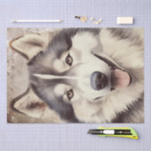 アラスカンマラムートドッグ 薄葉紙 (クラフト)