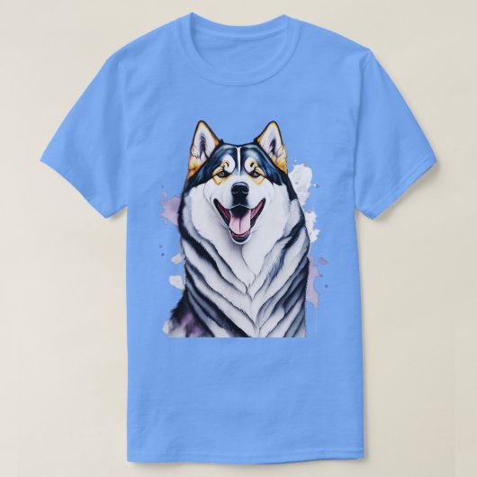アラスカンマラムートドッグTシャツ2 Tシャツ (デザイン正面)