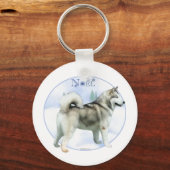 アラスカンマラムートノエル – キーチェーン (正面)