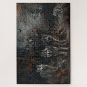 アラスカンマラムートハロウィンナイトドギーディライト ジグソーパズル (縦)