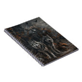 アラスカンマラムートハロウィンナイトドギーディライト ノートブック (右側)