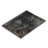 アラスカンマラムートハロウィンナイトドギーディライト ノートブック (左側)