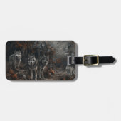 アラスカンマラムートハロウィンナイトドギーディライト ラゲッジタグ (正面横)