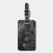 アラスカンマラムートハロウィンナイトドギーディライト ラゲッジタグ (正面縦)