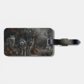 アラスカンマラムートハロウィンナイトドギーディライト ラゲッジタグ (裏面横)