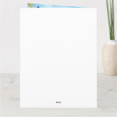 アラスカンマラムートビーチ、夏の贈り物 カード (裏面)