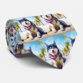 アラスカンマラムートビーチ、夏の贈り物 ネクタイ (ロール)