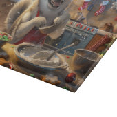 アラスカンマラムートホリデーベーキング:フェスティバルクリスマス カッティングボード (角)