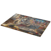 アラスカンマラムートホリデーベーキング:フェスティバルクリスマス カッティングボード (角)