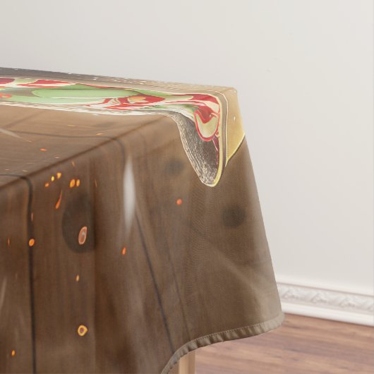 アラスカンマラムートホリデーベーキング:フェスティバルクリスマス テーブルクロス (インサイチュ)