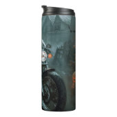 アラスカンマラムートライディングオートバイハロウィーン怖い タンブラー (回転右)