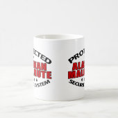 アラスカンマラムート安全保障 コーヒーマグカップ (中央)