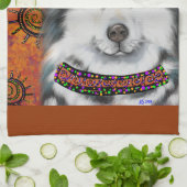 アラスカンマラムート キッチンタオル (折り畳み)