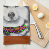 アラスカンマラムート キッチンタオル (四つ折り)