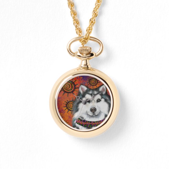 アラスカンマラムート 腕時計 (正面)