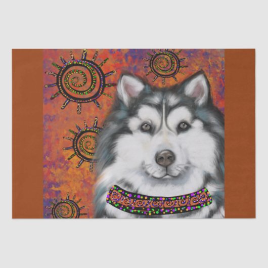 アラスカンマラムート 薄葉紙 (正面)