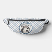 アラスカンマラ絵を描ムートのマリースドッグアート ファニーパック (レイダウン)