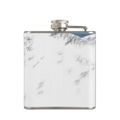 アラスカンマラ絵画ムテの – かわいいオリジナルドッグアート フラスク (裏面)