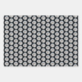 アラスカンマラ絵画ムテの – かわいいオリジナルドッグアート ラッピングペーパーシート (正面3)