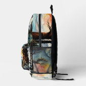 アラスカンムースアットザベイ プリントバックパック (右)