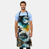 アラスカンムースオンマウンテンリッジ エプロン (着用した状態)