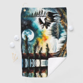 アラスカンムースオンマウンテンリッジ ゴルフタオル (インサイチュ)