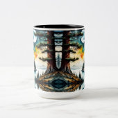 アラスカンムースオンマウンテンリッジ ツートーンマグカップ (中央)
